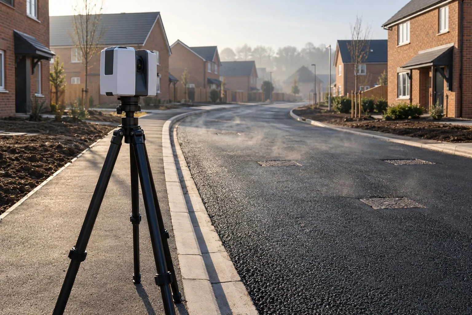 Tarmac depth surveys - Dimensure laser scanning